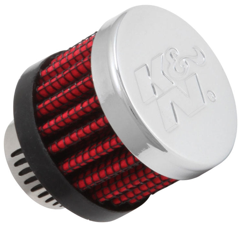 K&N Engineering K&N Rubber Base Crankcase Vent Filter - 0.55in Flange ID 1.375in OD 1.125in Height