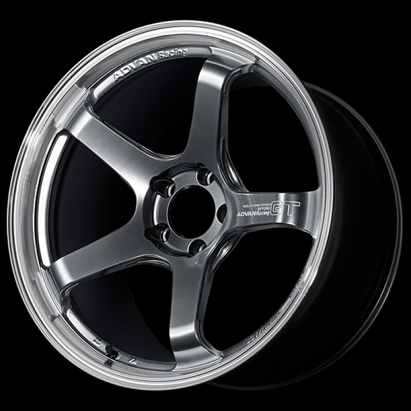 Advan GT Beyond 19X9.5 / +15 Offset / 5x112 BC / +15mm Bore / Machining and Hyper Platinum Black