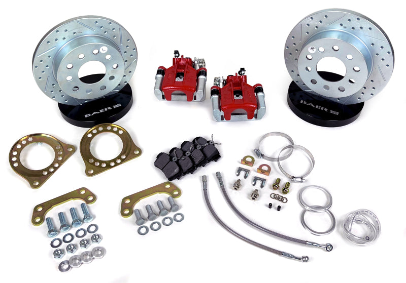 Baer Brakes 55-70 Chevy Full Size Passenger Car 10.5in Classic Series Rear Brake Kit - Red
