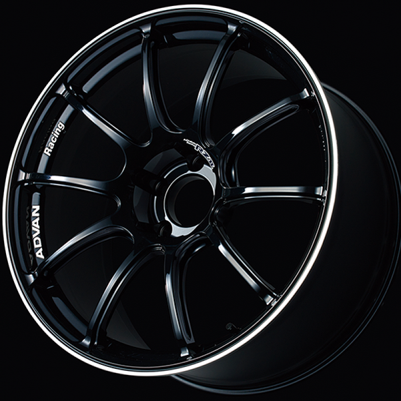 Advan RZII 18x9.0 / +63 Offset / 5x114.3 / 73mm Bore / Racing Gloss Black and Ring