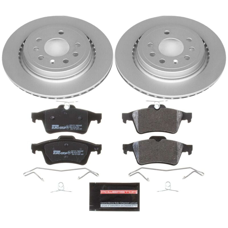 PowerStop Power Stop 03-11 Saab 9-3 Rear Euro-Stop Brake Kit