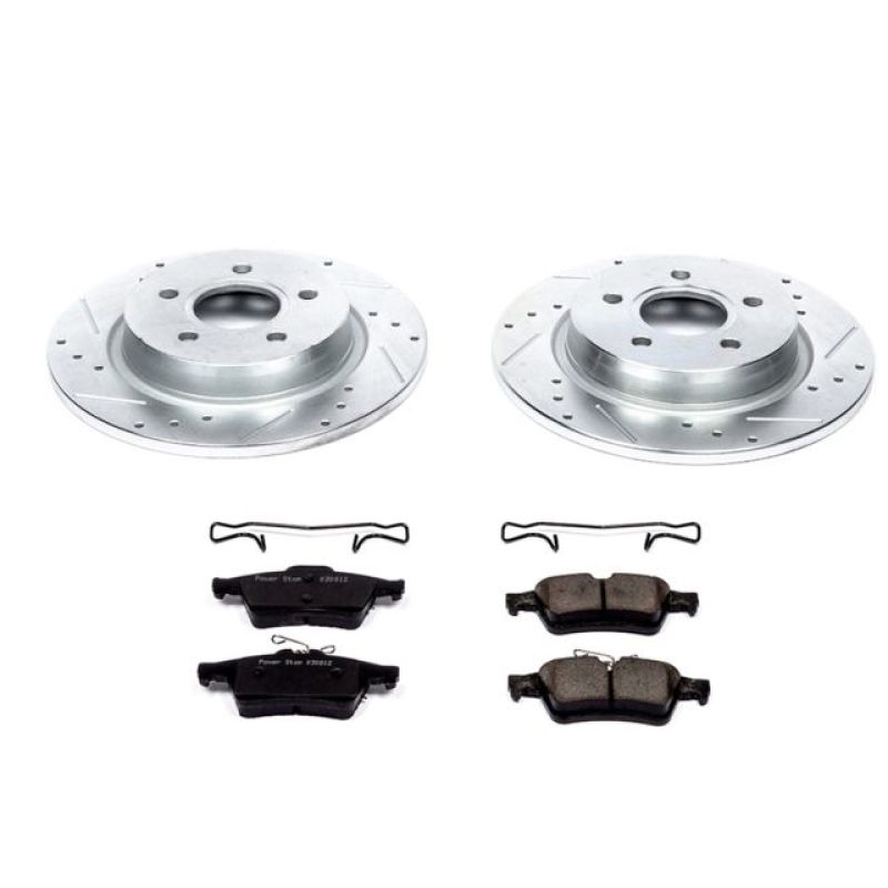 PowerStop Power Stop 08-13 Volvo C30 Rear Z23 Evolution Sport Brake Kit
