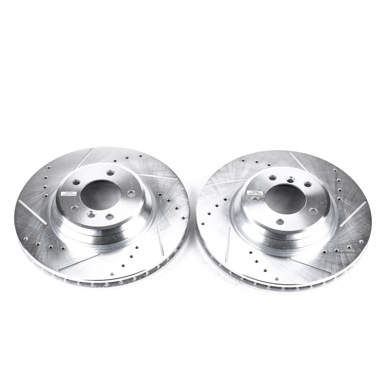 PowerStop Power Stop 09-11 BMW 335d Front Evolution Drilled & Slotted Rotors - Pair
