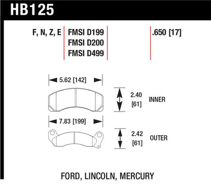 Hawk Performance Hawk HPS Street Brake Pads