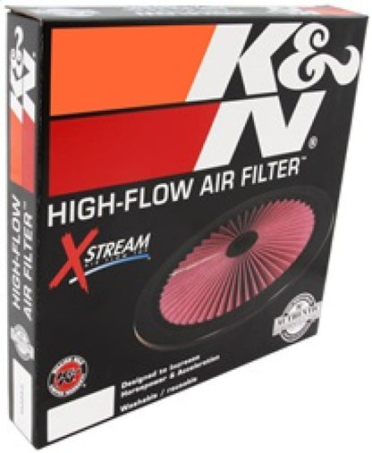 K&N Engineering K&N X-Stream Top Filter X-Stream 14 inch OD Chrome