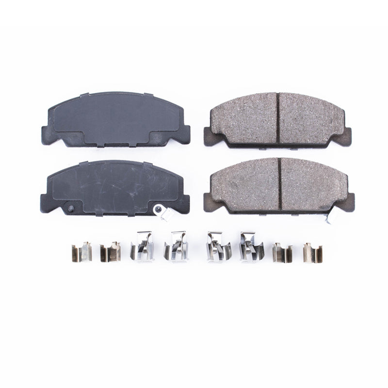 PowerStop Power Stop 90-00 Honda Civic Front Z17 Evolution Ceramic Brake Pads w/Hardware