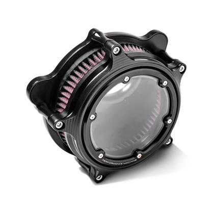 Performance Machine Vision Air Cleaner W/Bezel - Black Ops