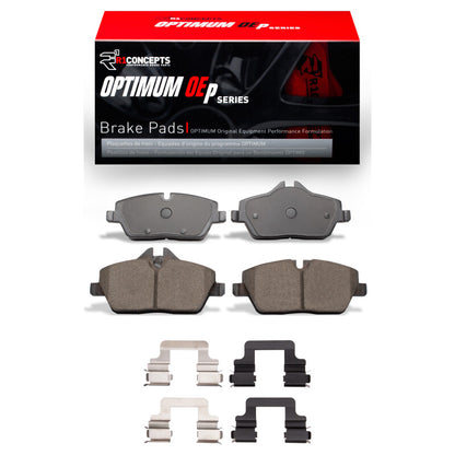 R1 Concepts R1 06-24 BMW 120i (Mexico) Front Optimum OE Pads & Hardware Kit