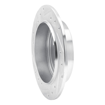 R1 Concepts R1 95-07 Chrysler PT Cruiser Rear Right Drilled & Slotted Silver Brake Rotor