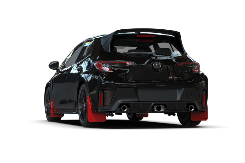 Rally Armor 23-26 Toyota GR Corolla Red UR Mud Flap w/Black Logo