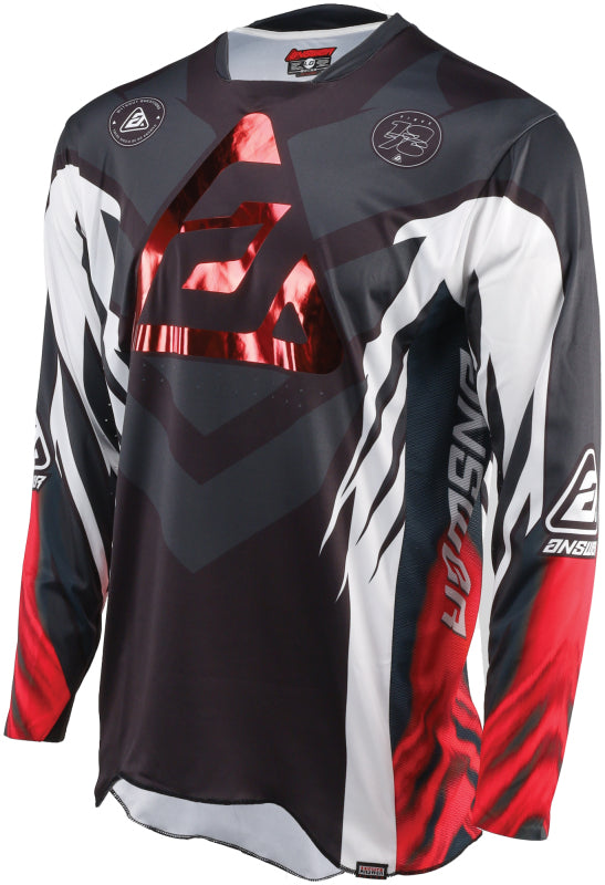 Answer Elite Xotic Jersey Crimson/Black Youth - XL