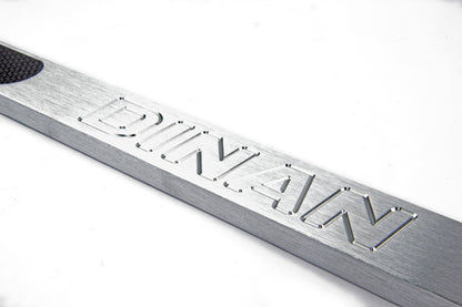 Dinan 92-99 BMW 323i/325i/328i/M3 (E36) Brushed Aluminum w/Carbon Inlays Shock Tower Brace - Rear