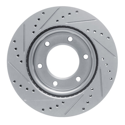 R1 Concepts R1 19-25 Ford Ranger (USA/Canada) Front Right Drilled & Slotted Silver Brake Rotor