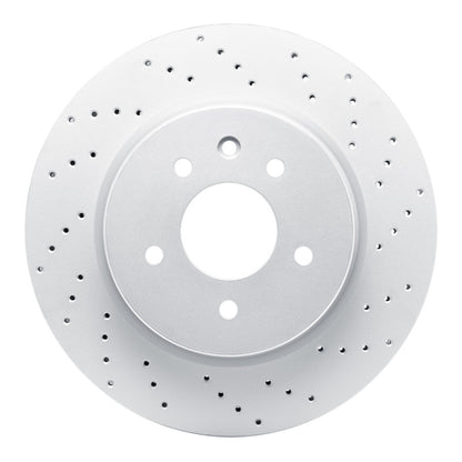 DFC 00-06 Jaguar XKR Rear Drilled GeoSPEC Coated Rotor