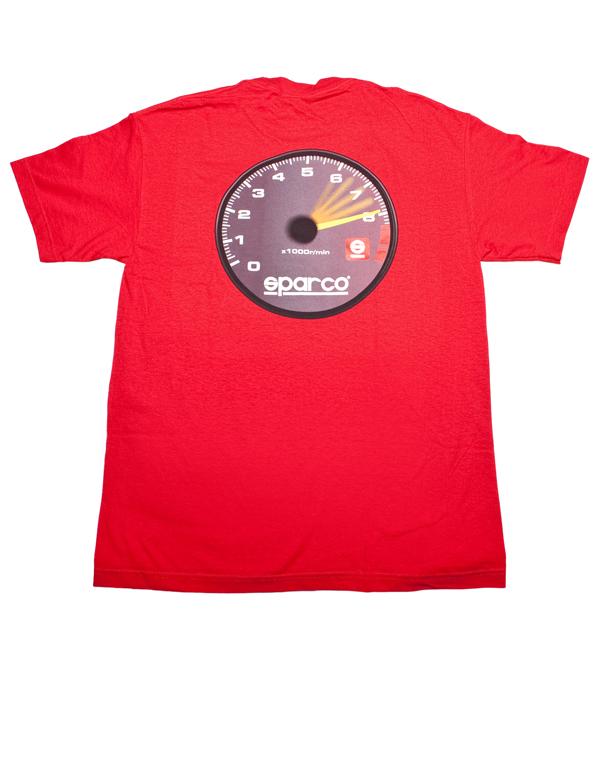 Sparco T-Shirt Tach Tri Black SMALL