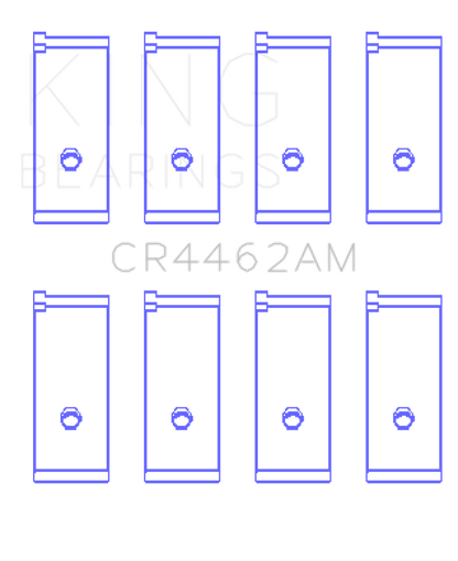 King Engine Bearings Honda Civic 1170Cc (Size +0.50mm) Connecting Rod Bearing Set