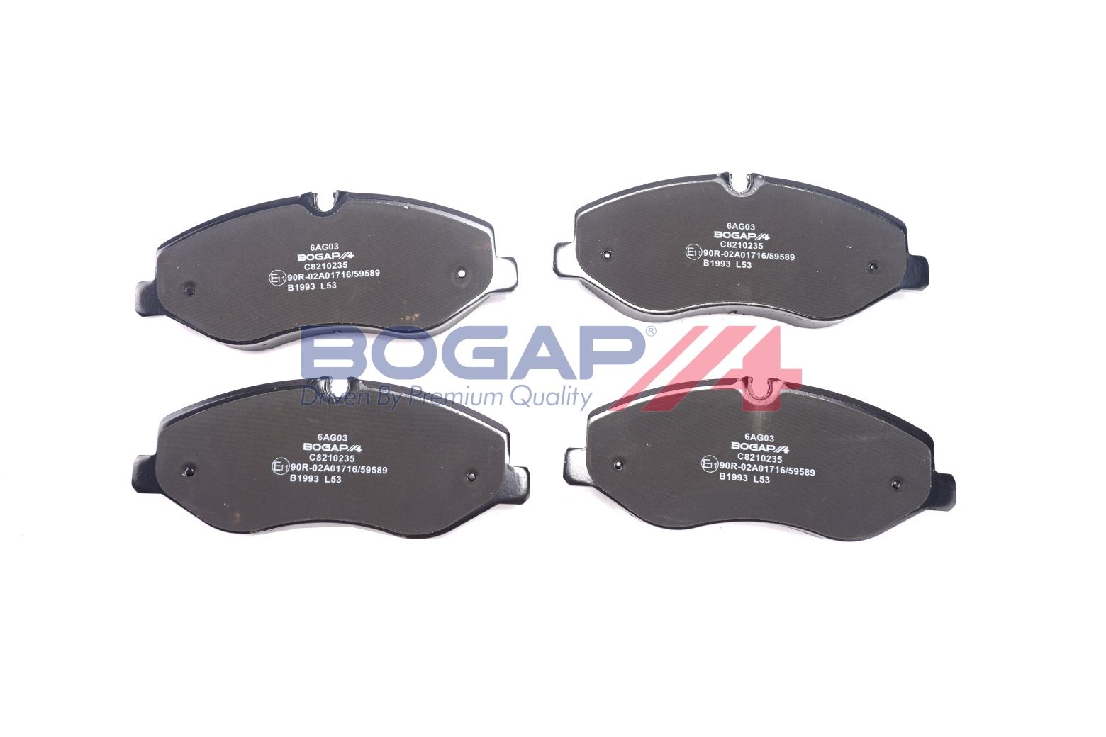 BOGAP C8210235 Brake Pad Set, Disc Brake