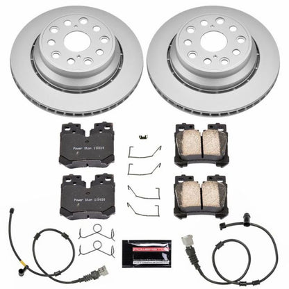 PowerStop Power Stop 10-17 Lexus LS460 Rear Z17 Evolution Geomet Coated Brake Kit