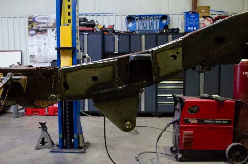 RustBuster Rust Buster 06-10 Hummer H3 Leaf Spring Frame Section - Right