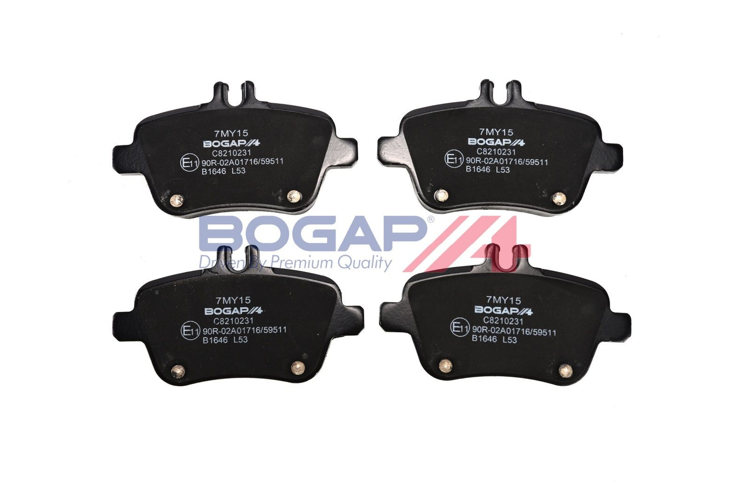 BOGAP C8210231 Brake Pad Set, Disc Brake