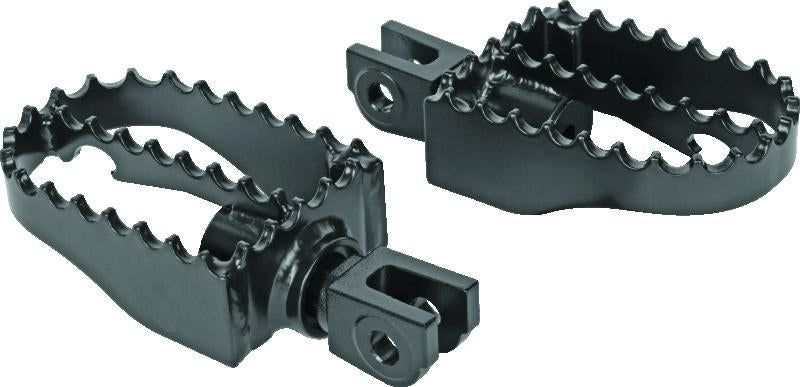 Burly Brand MX Pegs Rider - Black