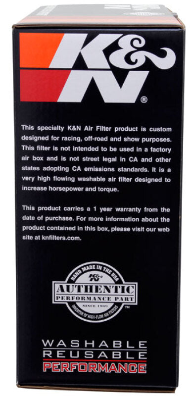 K&N Engineering K&N Round Air Filter Assembly 5-1/8in FLG 11in OD 3-3/8in