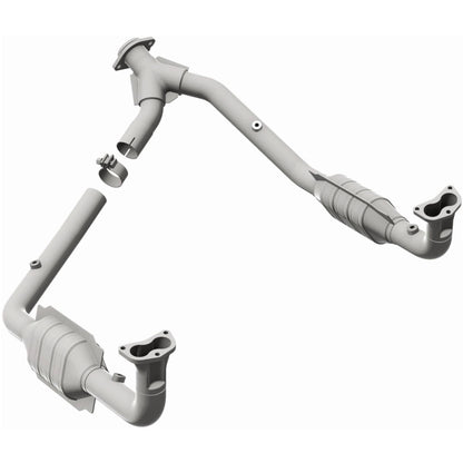 MagnaFlow DF Cat. Conv 97 Land Rover Defender 90 4.0L Y-Pipe Assy / 96-99 Discovery 4.0L Y-Pipe Assy
