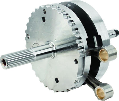 S&S Cycle 2007+ BT 4-3/8in Stroke Flywheel Assembly w/o Sprocket Shaft Bearing Race
