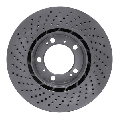 DFC 98-12 Porsche 911 Right Front Drilled GeoSPEC Coated Rotor