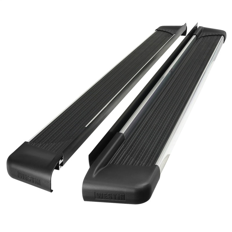 Westin Polished Aluminum Running Board 83 inches SG6 Running Boards - Polished