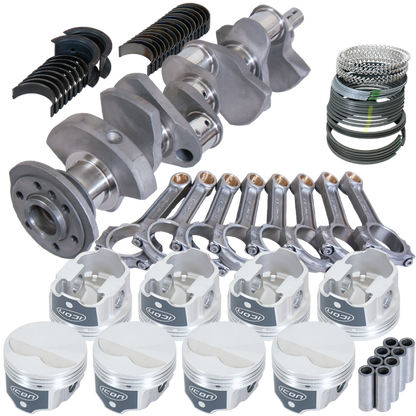 Eagle Chevy LT1 350 1Pc 3.480in Crank 5.700in I-Beam Rods -3.7cc 4.000in Pistons Rotating Assembly