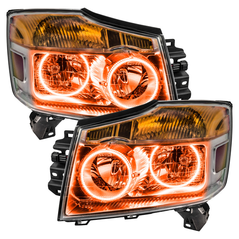 ORACLE Lighting Oracle Nissan Titan 08-15 Halo Kit - ColorSHIFT w/ Simple Controller