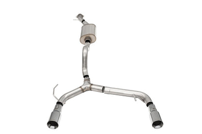 CORSA Performance Corsa 21-25 Ford Bronco 2.3L 2-Door 2.75in Cat-Back Dual Rear Exhaust w/4in Straight-Cut Polish Tips