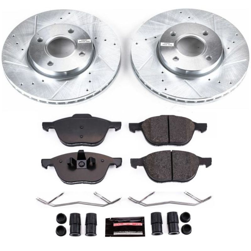 PowerStop Power Stop 05-07 Ford Focus Front Z23 Evolution Sport Brake Kit