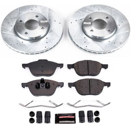 PowerStop Power Stop 05-07 Ford Focus Front Z23 Evolution Sport Brake Kit