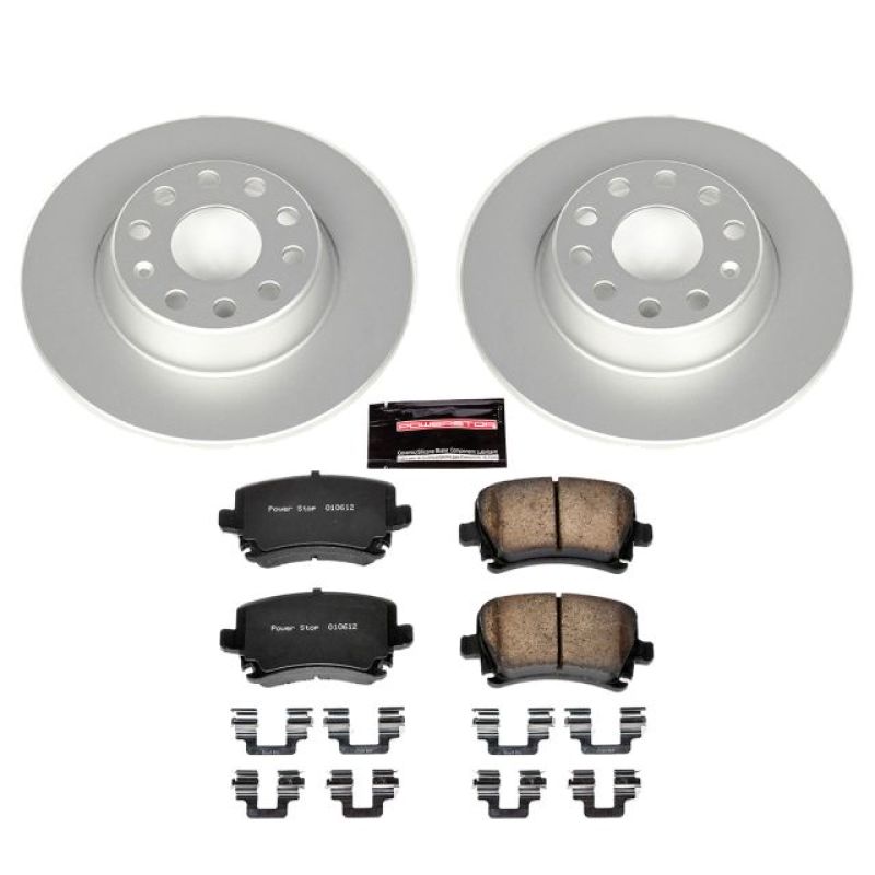 PowerStop Power Stop 06-09 Audi A3 Rear Z23 Evolution Sport Coated Brake Kit