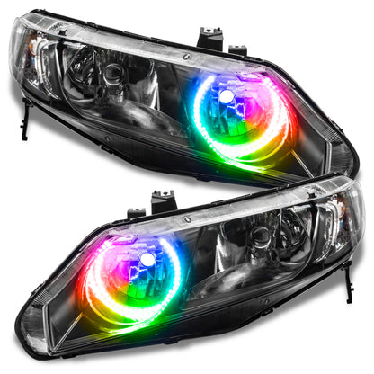 ORACLE Lighting Oracle Honda Civic Sedan 06-11 Halo Kit - ColorSHIFT 2
