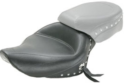 Mustang Motorcycle Mustang 04-21 Harley Sportster 4.5 Gallon Wide Touring Solo Seat w/Studs - Black