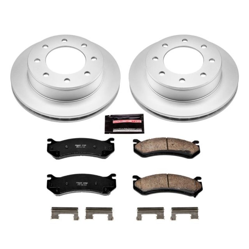 PowerStop Power Stop 01-03 Chevrolet Silverado 1500 HD Rear Z17 Evolution Geomet Coated Brake Kit