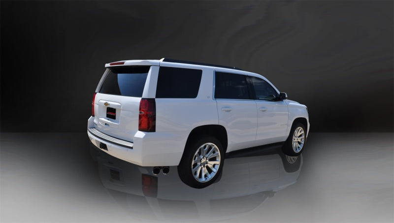 CORSA Performance Corsa 2015-2020 Chevy Tahoe/GMC Yukon Cat-Back Exhaust Sport 3in Single Side Twin Polished 4in Tips