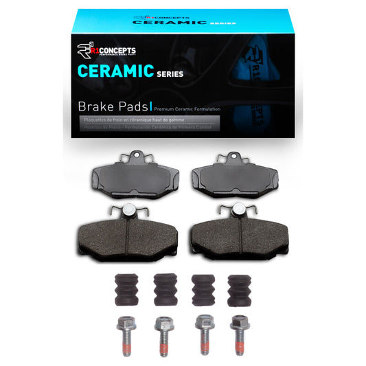 R1 Concepts R1 88-00 Volvo 850 Rear Ceramic Pads & Hardware Kit