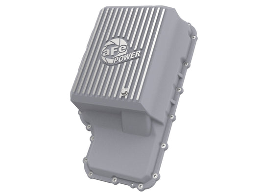 aFe 20-21 Ford Truck w/ 10R140 Transmission Pan Raw POWER Street Series w/ Machined Fins
