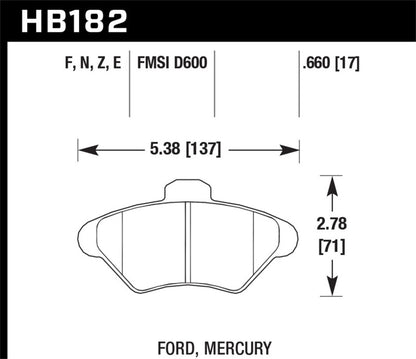 Hawk Performance Hawk HP+ Street Brake Pads