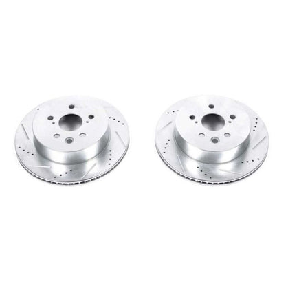 PowerStop Power Stop 2006 Lexus GS300 Rear Evolution Drilled & Slotted Rotors - Pair