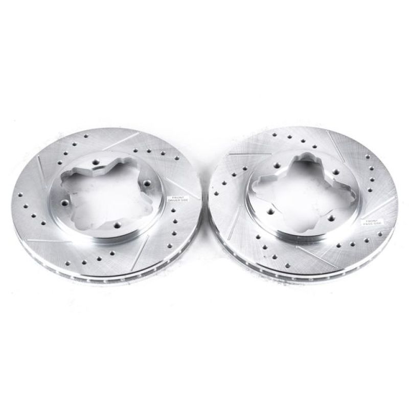 PowerStop Power Stop 1997 Acura CL Front Evolution Drilled & Slotted Rotors - Pair