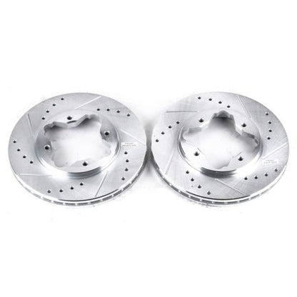 PowerStop Power Stop 1997 Acura CL Front Evolution Drilled & Slotted Rotors - Pair