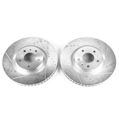 PowerStop Power Stop 83-96 Buick Century Front Evolution Drilled & Slotted Rotors - Pair