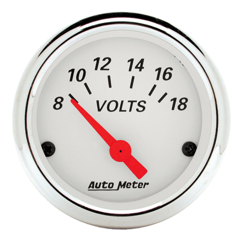Autometer Arctic White 5 Pc Kit Box w/ Elec KMH Speedo, Elec Oil Press, Water Temp, Volt, Fuel Level