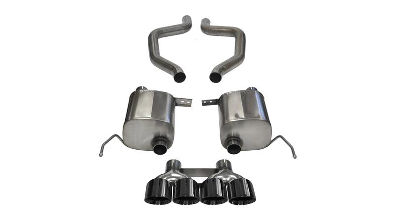 CORSA Performance Corsa 2017-2019 Chevy Corvette Z06 3in Axle Back Exhaust Black Quad 4.5in Tip (Xtreme)