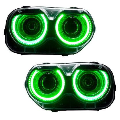 ORACLE Lighting Oracle Dodge Challenger 15-21 Halo Kit - ColorSHIFT w/ 2.0 Controller